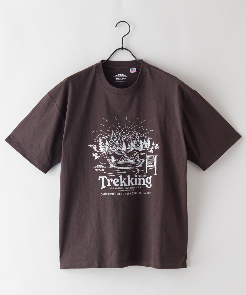 USA コットン プリント Tシャツ OUTDOOR PRODUCTS アウトドアプロダクツ