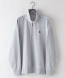 ワンポイント刺繍 裏毛ハーフジップ スウェット U.S.POLO ASSN.