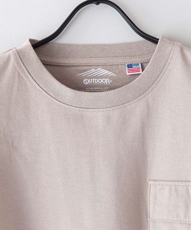 USA コットン フラップ ポケット Tシャツ レディース OUTDOOR PRODUCTS アウトドア プロダクツ