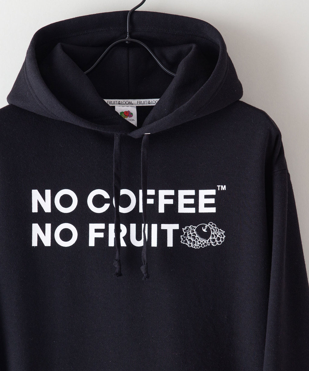 NO COFFEE コラボ フーディー パーカー FRUIT OF THE LOOM