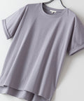 汗染み 目立ちにくい ZEROSTAIN ローカル サイド スリット Tシャツ ゼロステイン レディース