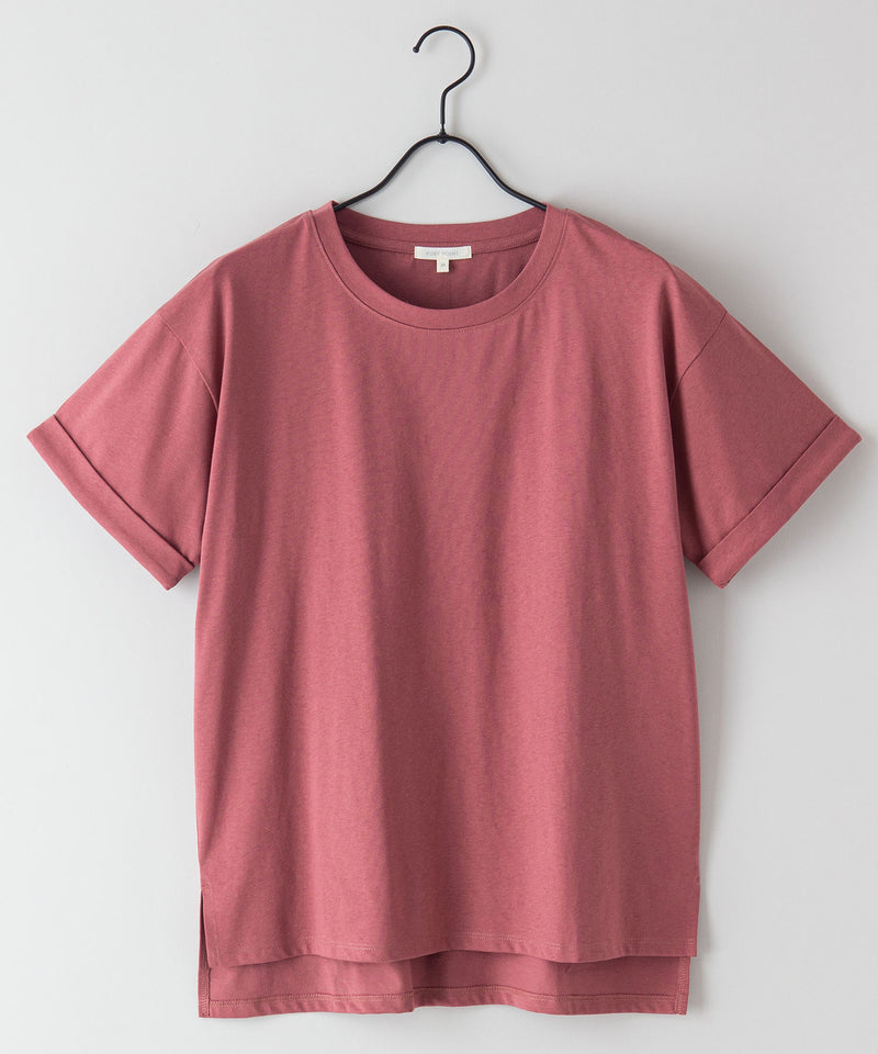 汗染み 目立ちにくい ZEROSTAIN ローカル サイド スリット Tシャツ ゼロステイン レディース
