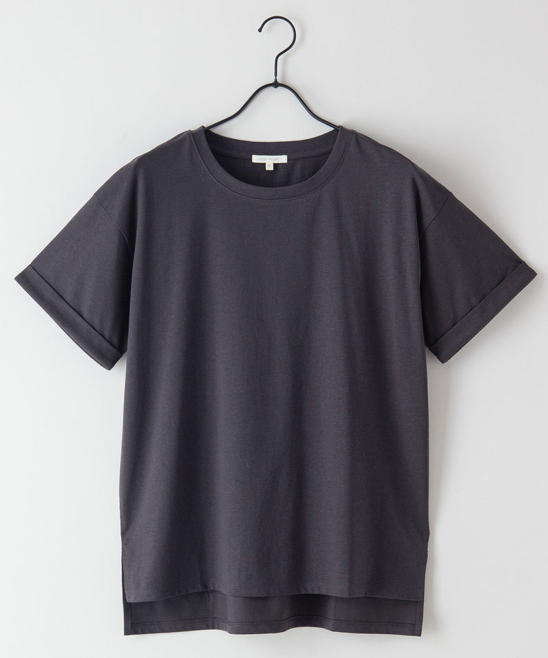 汗染み 目立ちにくい ZEROSTAIN ローカル サイド スリット Tシャツ ゼロステイン レディース
