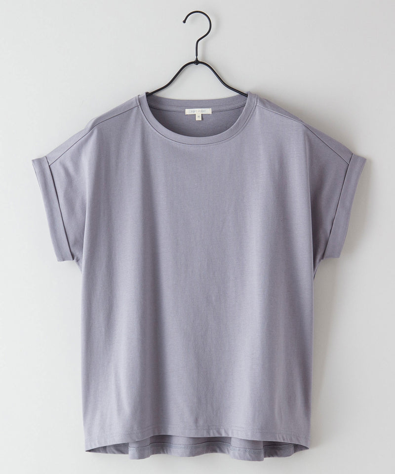 汗染み 目立ちにくい ZEROSTAIN ローカル ラウンド へㇺ Tシャツ ゼロステイン 裾後ろ下がり レディース