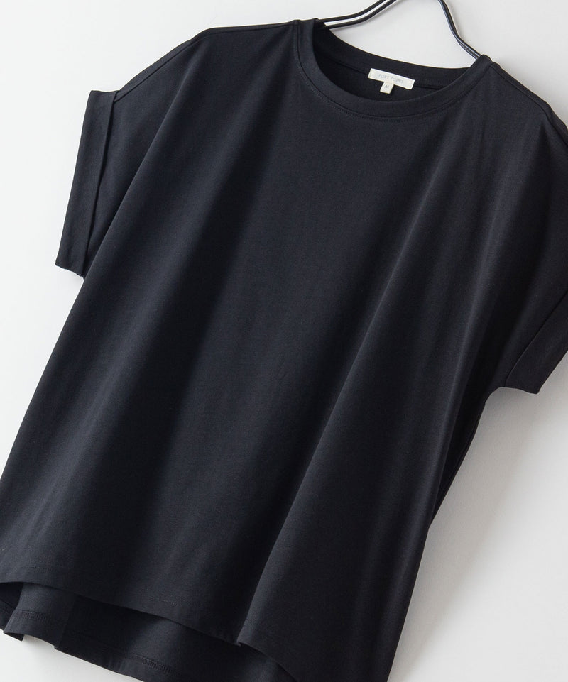 汗染み 目立ちにくい ZEROSTAIN ローカル ラウンド へㇺ Tシャツ ゼロステイン 裾後ろ下がり レディース