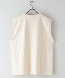 JE MORGAN / JE モーガン ビッグシルエット天竺ノースリーブ レイヤードスタイルにも