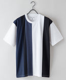 汗染み 目立ちにくい Tシャツ ゼロステイン ZERO STAIN 汗染み防止 切り替え デザイン Tシャツ メンズ レディース 男女兼用 トップス 半袖 おしゃれ 吸水速乾 人気 tシャツ 機能 快適 インナー 肌着としても 撥水加工 UVカット 防汚加工 紫外線防止