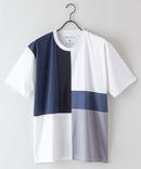 汗染み 目立ちにくい Tシャツ ゼロステイン ZERO STAIN 汗染み防止 切り替え デザイン Tシャツ メンズ レディース 男女兼用 トップス 半袖 おしゃれ 吸水速乾 人気 tシャツ 機能 快適 インナー 肌着としても 撥水加工 UVカット 防汚加工 紫外線防止