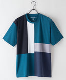 汗染み 目立ちにくい Tシャツ ゼロステイン ZERO STAIN 汗染み防止 切り替え デザイン Tシャツ メンズ レディース 男女兼用 トップス 半袖 おしゃれ 吸水速乾 人気 tシャツ 機能 快適 インナー 肌着としても 撥水加工 UVカット 防汚加工 紫外線防止