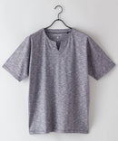 汗染み 目立ちにくい Tシャツ ゼロステイン ZERO STAIN スラブ キーネック Tシャツ ❘ジーンズメイト公式オンラインショップ