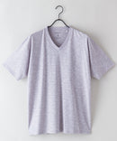 汗染み 目立ちにくい  Tシャツ ZERO STAIN スラブ Vネック Tシャツ