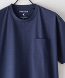 汗染み 目立ちにくい Tシャツ ゼロステイン ZERO STAIN スラブ 胸ポケット付き クルーネック Tシャツ