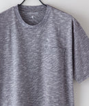 汗染み 目立ちにくい Tシャツ ゼロステイン ZERO STAIN スラブ 胸ポケット付き クルーネック Tシャツ