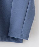 【KAITEKI+】ドライタッチ 吸水 速乾 ストレッチ イージーケア ドライリップル ボタン カーディガン  快適 カイテキ