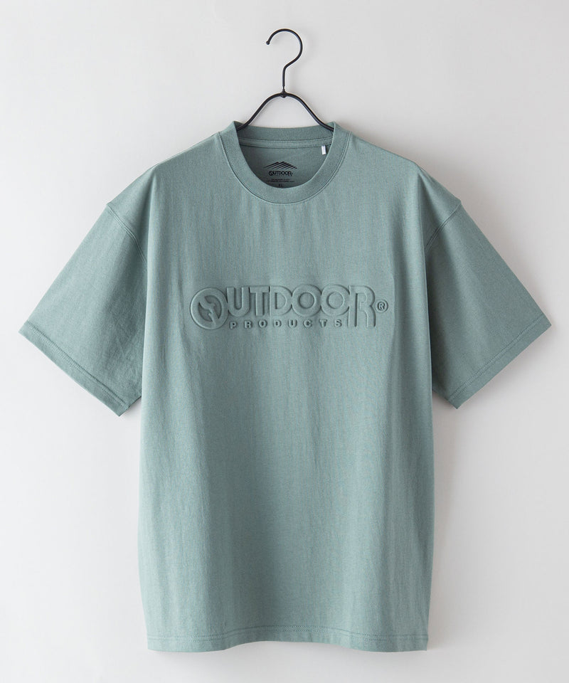 【一部10％OFF】◆人気定番◆エンボス ロゴ Tシャツ OUTDOOR PRODUCTS アウトドアプロダクツ 綿100%