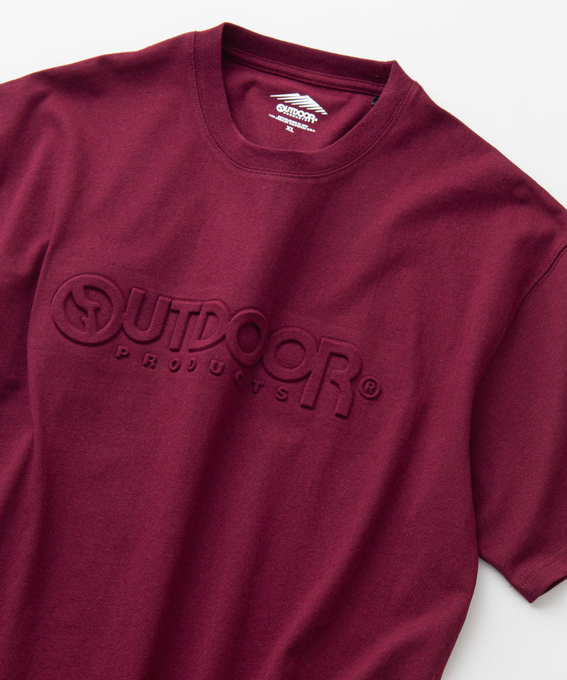 【一部10％OFF】◆人気定番◆エンボス ロゴ Tシャツ OUTDOOR PRODUCTS アウトドアプロダクツ 綿100%