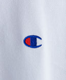 CHAMPION チャンピオン ワンポイント 鹿の子 ポロシャツ  C3-X35 男女兼用 ブランド コットン 綿100％ カジュアル ゴルフ テニス 衣替え 入学 卒業 新生活
