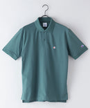 CHAMPION チャンピオン ワンポイント 鹿の子 ポロシャツ  C3-X35 男女兼用 ブランド コットン 綿100％ カジュアル ゴルフ テニス 衣替え 入学 卒業 新生活