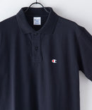 CHAMPION チャンピオン ワンポイント 鹿の子 ポロシャツ  C3-X35 男女兼用 ブランド コットン 綿100％ カジュアル ゴルフ テニス 衣替え 入学 卒業 新生活