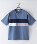 【KAITEKI+】ドライリップル 切り替え Tシャツ ドライタッチ 吸水 速乾 ストレッチ イージーケア ドライリップル