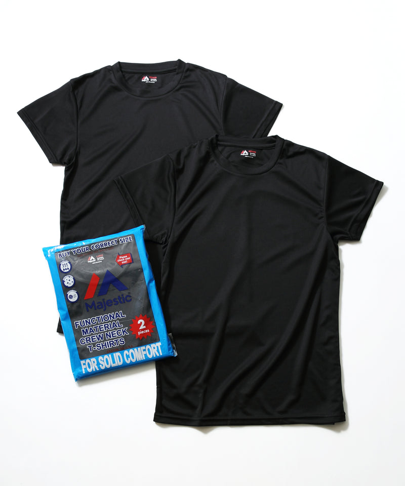 ドライ クルーネック Tシャツ 2枚組