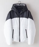 ロゴテープ使い 中綿 ジャケット エコダウン