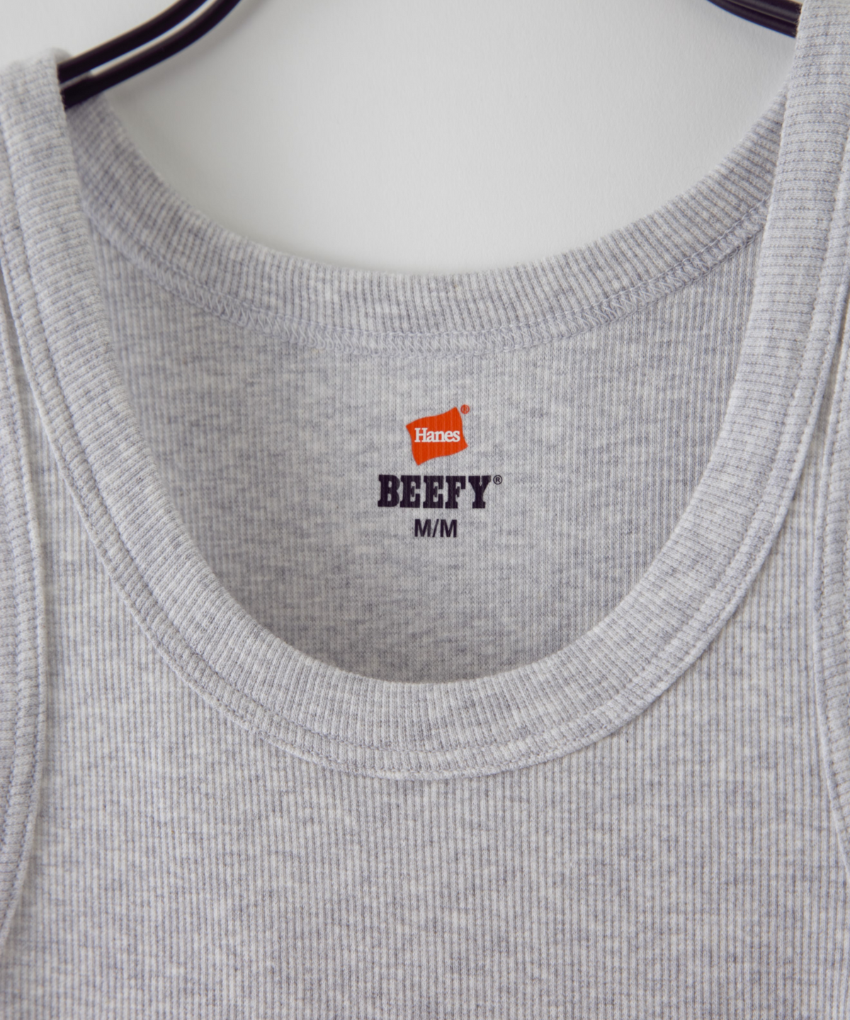BEEFY リブ タンクトップ HANES
