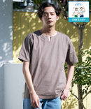 汗染み 目立ちにくい Tシャツ ゼロステイン ZERO STAIN スラブ キーネック Tシャツ ❘ジーンズメイト公式オンラインショップ