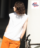 JE MORGAN / JE モーガン ビッグシルエット天竺ノースリーブ レイヤードスタイルにも