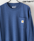 【公式通販限定取扱商品】CARHARTT カーハート Workwear Pocket LS T-Shirt ワンポイント ポケット ロンT ビッグ シルエット ロングスリーブTシャツ 長袖 K126