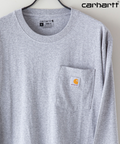【公式通販限定取扱商品】CARHARTT カーハート Workwear Pocket LS T-Shirt ワンポイント ポケット ロンT ビッグ シルエット ロングスリーブTシャツ 長袖 K126