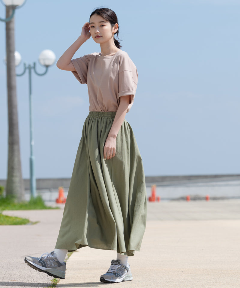 汗染み 目立ちにくい ZEROSTAIN ローカル サイド スリット Tシャツ ゼロステイン レディース