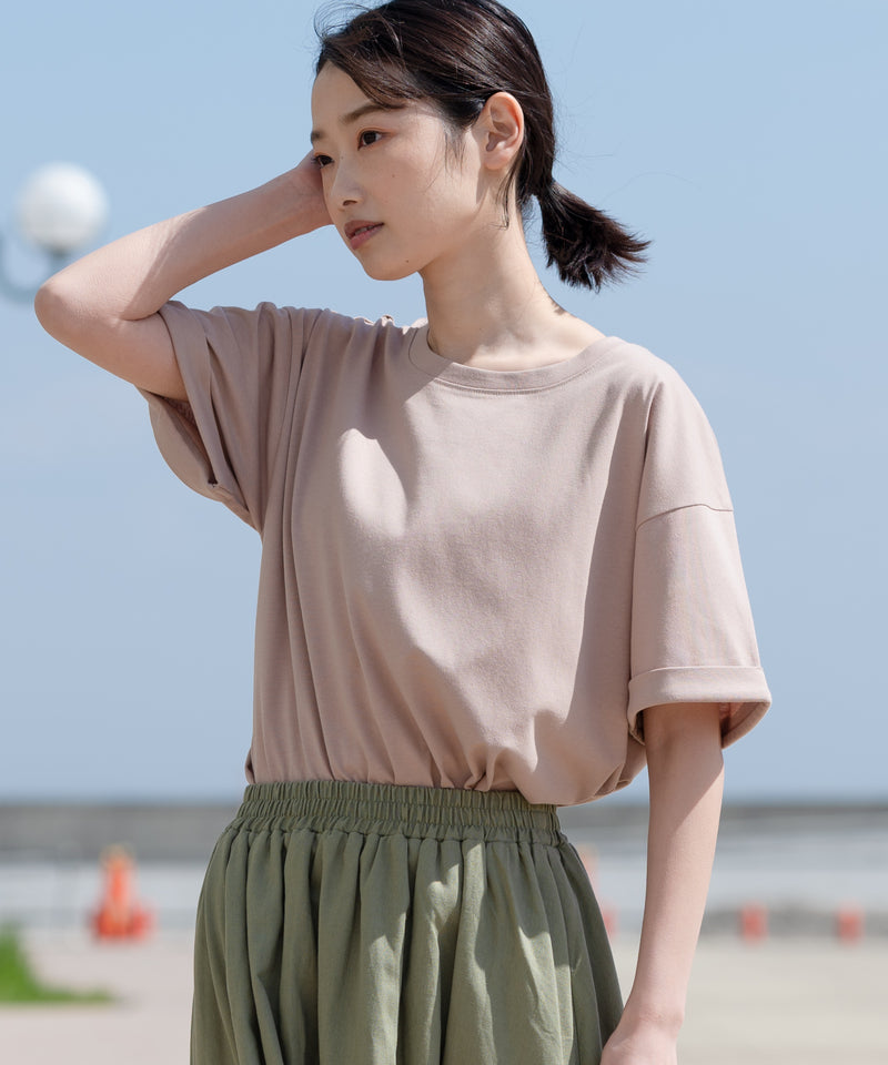 汗染み 目立ちにくい ZEROSTAIN ローカル サイド スリット Tシャツ ゼロステイン レディース