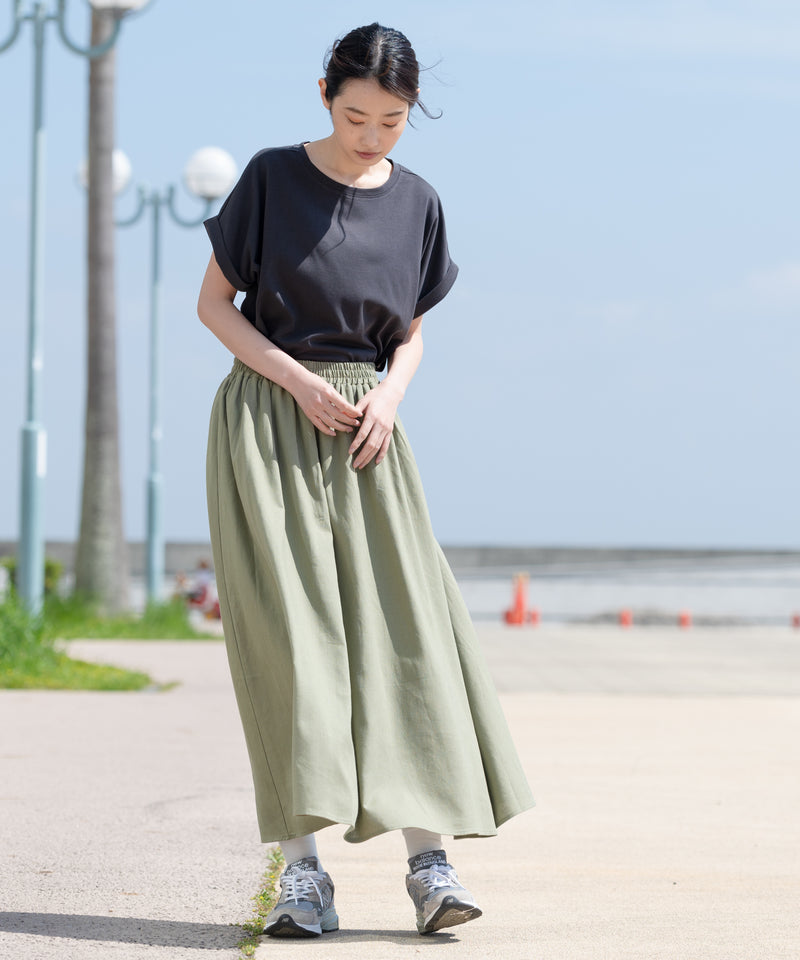 汗染み 目立ちにくい ZEROSTAIN ローカル ラウンド へㇺ Tシャツ ゼロステイン 裾後ろ下がり レディース