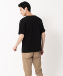 快適ファンクション ストレッチ速乾 イージーケア ドライリップルネックデザインTシャツ